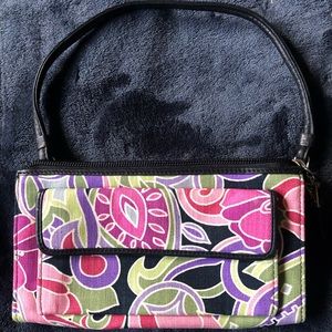 New multi colored wallet/wristlet